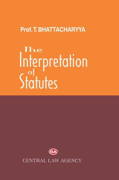 The Interpretation of Statutes